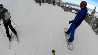 Drumul Rosu Ski slope Poiana Brasov [upl. by Nancie]