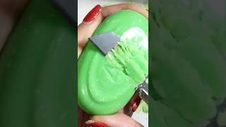 Cutting dry green soap asmr asmrsoap soapcarving soapcutting [upl. by Capone149]