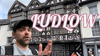 LUDLOW SHROPSHIRE  Walk and Explore History and Tour Featuring St Laurence’s Church and Tower Climb [upl. by Naget]