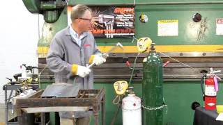 Propane amp Oxygen Torch Cutting Instructional Video [upl. by Notgnirrac]