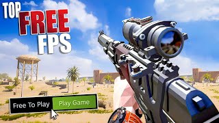 Top 10 FREE FPS Games 2024 NEW [upl. by Giesser]