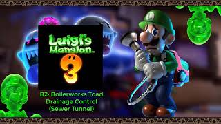 Luigis Mansion 3 Music  B2 Boilerworks Toad Drainage Control Sewer Tunnel [upl. by Reis998]