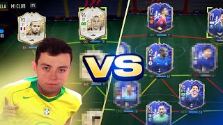 Plantilla FULL TOTY VS FULL ICONOS en FIFA 22 [upl. by Llyrehc]