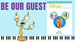 Be Our Guest Beauty and the Beast FunTime Piano Disney [upl. by Atalee479]