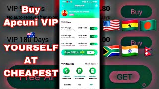 Buy APEUni VIP at cheapest Rate from any country 🇦🇺🇿🇦🇺🇸🇧🇩🇬🇭🇳🇵 [upl. by Yggep332]