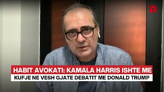 Habit avokati Kamala Harris ishte me kufje ne vesh gjate debatit me Donald Trump [upl. by Dolley]