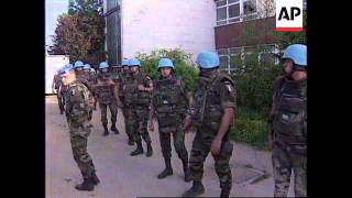 BOSNIA SARAJEVO UN BASE FORCED TO SURRENDER TO REBEL SERBS [upl. by Kerred]