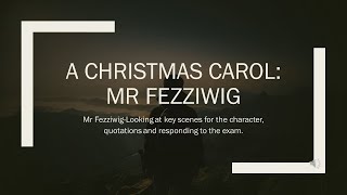 A Christmas Carol Mr Fezziwigachristmascarol englishliterature gcseenglishliterature [upl. by Wakerly921]