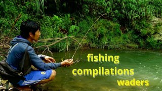 FISHING COMPILATIONS WADERS [upl. by Gerkman]