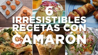 6 irresistibles recetas con camarón [upl. by Ikciv]