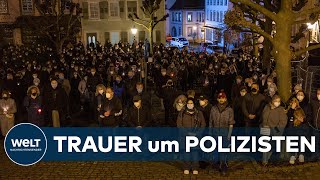 MORD an zwei POLIZISTEN Hunderte trauern bei Gedenkgottesdienst in Kusel [upl. by Eniarral]