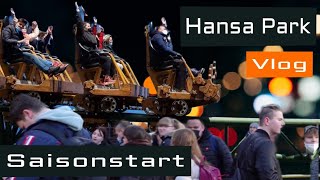 Hansa Park Vlog  Saisonstart mit Vielen Neuheiten 🤯🥳 [upl. by Urd13]