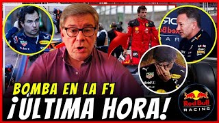 SALIO AHORA ¡POLEMICA TOTAL ¿SANCIÓN EXCESIVA A CHECO RED BULL F1 NOTICIAS [upl. by Rock]