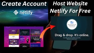 how to create netlify account with email and deploy website [upl. by Uaerraj]