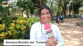 Semana universitaria del turismo cerró en barinas con con misa ofrenda floral al padre de la patria [upl. by Nonnag]