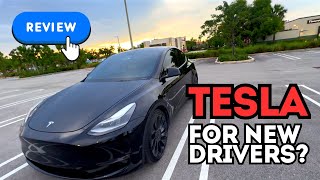 Is Tesla the Best Electric Car for Beginner Drivers  Full Review [upl. by Annelise570]