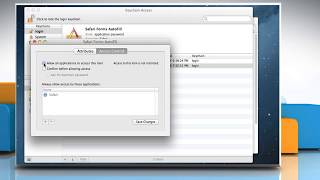 How to allow applications to access keychain in Mac® OS X™ [upl. by Enahpad764]