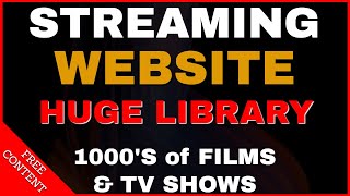 INSANE FREE STREAMING WEBSITE HUGE LIBRARY OF FREE FILMS [upl. by Charleen]