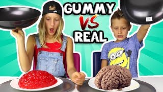 ALL GUMMY vs REAL IN ONE VIDEO [upl. by Tucky]