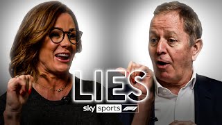 Natalie Pinkham vs Martin Brundle THE REMATCH 😅  Lies [upl. by Idnym]