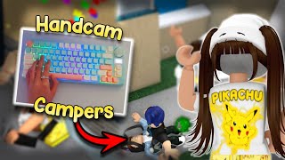 MM2 GAMEPLAY but its HANDCAM ASMR Epomaker Collab [upl. by Elimaj]