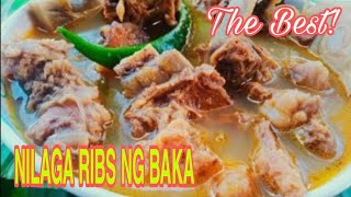 NILAGANG RIBS ng BAKA with LangkaGabi at BatwanNilagang baka recipe Kusina Ni Liam [upl. by Stieglitz]