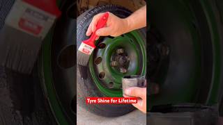 Best Tyre Shiner Ever  Lifetime Shine for Your Car Tyre motorcare tyre [upl. by Austina244]