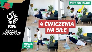 4 PROSTE ĆWICZENIA NA SIŁĘ STRZAŁU❗ TRENING W DOMU 🏠 ft Jakub Grzęda [upl. by Drauode697]