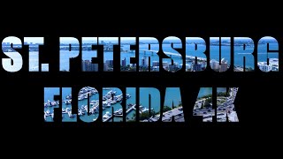 Florida Gulf Coast 4K Drone  St Petersburg x Sarasota [upl. by Kletter]