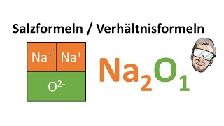 Salzformeln  Verhältnisformeln aufstellen  Chemie Endlich Verstehen [upl. by Reginald]