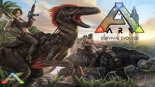 ARK Survival Evolved Gameplay  OMG Dinosaurs First Look Gameplay Max Settings 1080p 60FPS [upl. by Ruhl136]