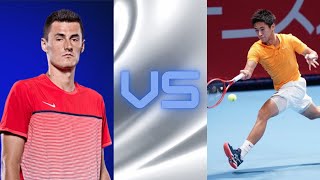 Bernard Tomic AUSVs Naoki Nakagawa 中川直樹2024 LTP Challenger [upl. by Ariadne]