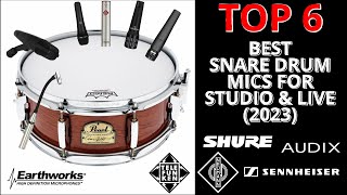 TOP 6 Best Snare Drum Mics for Studio amp Live 2023 [upl. by Stauffer]