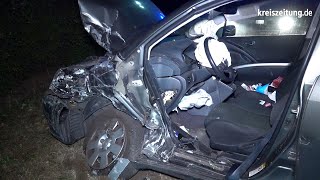 Unfall auf der Barver Straße in Wagenfeld [upl. by Nanahs]