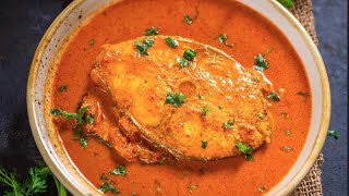 pomfret curry recipe  pomfret fish curry  Mangalorean fish curry recipe [upl. by Carrel]