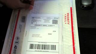 Tutorial How to Ship a Padded Flat Rate Envelope Ebay [upl. by Finnigan43]