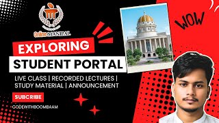 Everything About Manipal University Online Student Portal  How to access Lecture  CodeWithBoombaam [upl. by Nyer385]