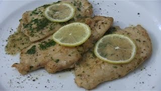 Scaloppina di Pollo al Limone Petto di Pollo al Limone [upl. by Yelnats]