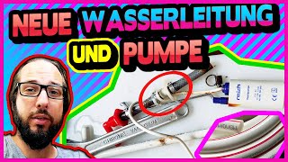 Neue Trinkwasserleitung und Pumpe im 🚐 Wohnmobil einbauen  Lilie Trinkwasserschlauch  Reich Pumpe [upl. by Oly]