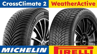 Michelin CrossClimate 2 vs Pirelli Cinturato WeatherActive [upl. by Downes]