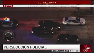 En vivo Persecución policial en Los Ángeles [upl. by Airad]