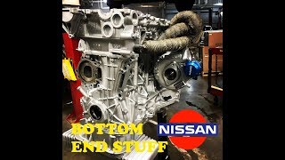 Engine Assembly Forged SR20DET BUILD S14 240SX [upl. by Gunthar]