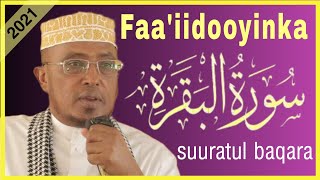 faaiidooyinka iyo fadliga Suuratul baqara [upl. by Humberto]