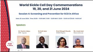 World Sickle Cell Disease Webinar Day 2 20 June 2024 [upl. by Cousins]