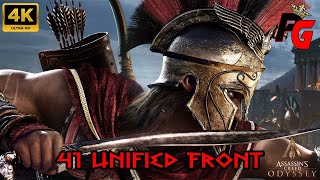 Assassins Creed Odyssey  41 Unified Front  4K Gameplay [upl. by Accebar]