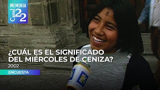 ¿Cuál es el significado del Miércoles de Ceniza 2002 [upl. by Leamse]