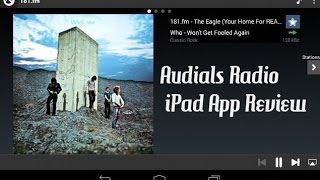 Audials Radio Android App Review Video [upl. by Nylodnarb]