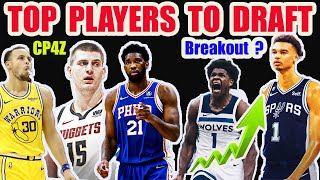 NBA Fantasy Basketball Top Players to Draft 2023 2024 [upl. by Latsyrhc839]