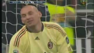 Maicon VS Abbiati [upl. by Eatnohs]