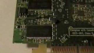 V2 Tech Video View  ATI Radeon 9200 LE 128MB AGP Video Card [upl. by Enicar]